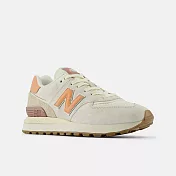 New Balance 574 系列 男女 休閒鞋-U574LGCO-D US4.5 白色