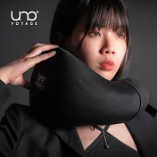 UNO VOYAGE UNO® KNIT 織麻旅行頸枕 - 高譚黑