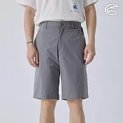 ADISI 男Supplex格紋速乾及膝短褲 AP2411046 (M-3XL)｜彈性 吸濕排汗 快乾 透氣 耐磨 抗撕裂 M 砂石灰