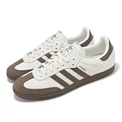 adidas 休閒鞋 Samba OG 男鞋 女鞋 白 棕 復古 低筒 德訓鞋 情侶鞋 愛迪達 JI1991