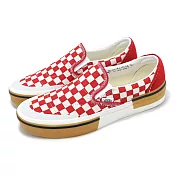 Vans 休閒鞋 Slip-On Reconstruct 男鞋 女鞋 紅 白 棋盤格 可撕鞋面 懶人鞋 VN000BW4BMB