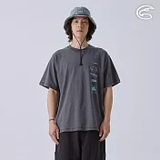 ADISI 中性冰感消臭快乾短袖混紡棉T AL2411074 (S-XL)｜抗UV 微涼感 速乾 抗菌 除臭 機能棉 抗靜電 S 深灰