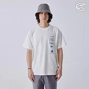 ADISI 中性冰感消臭快乾短袖混紡棉T AL2411074 (S-XL)｜抗UV 微涼感 速乾 抗菌 除臭 機能棉 抗靜電 S 白色