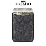 【COACH】精品 MagSafe 卡套 經典黑