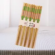 竹木工房上虹碳化竹筷-10雙入x3組