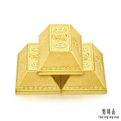 【點睛品】招財進寶 3兩 珍藏黃金金磚 計價黃金(1兩x3塊)