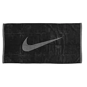 Nike Sport Towel [NET13046MD] 毛巾 健身 運動 訓練 吸汗 柔軟 35x80cm 黑 FREE 黑/灰
