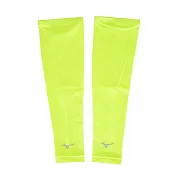 Mizuno ARM Guard [32TY8G0136] 臂套 袖套 運動 工作 吸汗 快乾 防曬 輕薄 2入 瑩黃