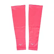 Mizuno ARM Guard [32TY8G0165] 臂套 袖套 運動 工作 吸汗 快乾 防曬 輕薄 2入 桃紅