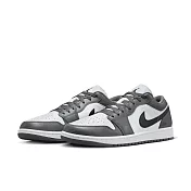 NIKE AIR JORDAN 1 LOW 男休閒鞋-黑灰-553558152 US7.5 黑色