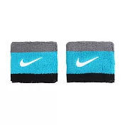 Nike Swoosh [PAC277-017] 腕帶 護腕 2入 運動 跑步 打球 健身 訓練 吸濕排汗 水藍 灰