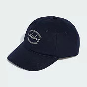 Adidas DAD CAP EMBR [IY7692] 棒球帽 帽子 草寫 運動 休閒 遮陽 愛迪達 深藍