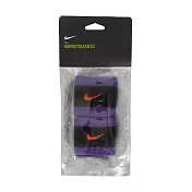 Nike Swoosh [N0001565043OS] 腕帶 護腕 運動 打球 健身 吸濕 排汗 乾爽 2入 紫黑