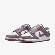 NIKE DUNK LOW RETRO 男休閒鞋-白紫-DV0833112 US7 白色