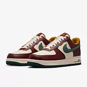 NIKE AIR FORCE 1 07 LV8 男休閒鞋-紅綠-HQ3612113 US7.5 紅色