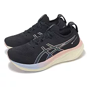 Asics 慢跑鞋 GEL-Nimbus 26 Lite-Show 女鞋 黑 紫粉 夜光 緩衝 運動鞋 亞瑟士 1012B719001