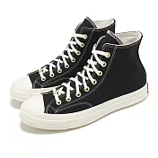 Converse 休閒鞋 Chuck 70 HI 男鞋 黑 米白 1970 奶油底 復古 高筒 帆布鞋 A12462C