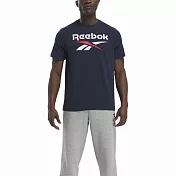 Reebok Identity Big Logo Tee [100037051] 男 短袖上衣 T恤 深藍