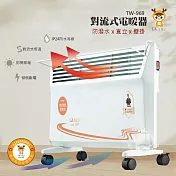 【LAPOLO】防潑水直立壁掛兩用對流式電暖器TW-969