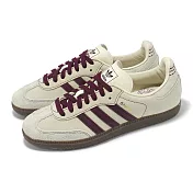 adidas 德訓鞋 Samba OG W 女鞋 男鞋 米白 酒紅 休閒鞋 麂皮 復古 愛迪達 IG1987