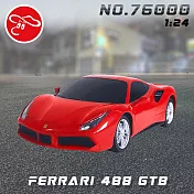 【瑪琍歐玩具】2.4G 1:24 Ferrari 488 GTB 遙控車/76000 紅