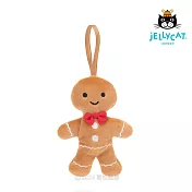 英國 JELLYCAT 紳士薑餅人 Fred 聖誕掛飾  Festive Folly Gingerbread Fred