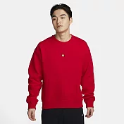 NIKE AS U NK SB FLC CRW FRNTSDE AIR 男女長袖上衣-紅-FN2550657 M 紅色