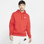 NIKE AS M NSW CLUB HOODIE PO BB 男連帽上衣-紅-BV2655657 2XL 紅色