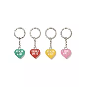 Human Made Heart Rubber Key Chain 愛心吊飾 粉/紅/黃/綠 鑰匙圈 配件 HM27GD096 黃