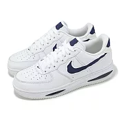 Nike 休閒鞋 Air Force 1 Low EVO 男鞋 白 海軍藍 AF1 低筒 HF3630-102