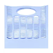 ISSEY MIYAKE 三宅一生 GG系列 MOKKO 手提袋 (小) 淺藍紫色