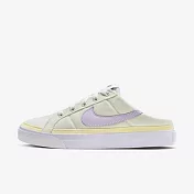 Nike Wmns Court Legacy Mule [HJ3494-151] 女 穆勒鞋 休閒 帆布 復古 米黃 紫