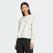 ADIDAS W ALL SZN SWT 女圓領套頭衫-IY6748 XL 白色