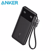 ANKER 22.5W 10,000mAh自帶Type-C線 行動電源 (1A1C充電孔) (A1388)  星際黑