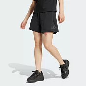 ADIDAS W Z.N.E.  SHORT 女休閒短褲-JE7845 L 黑色