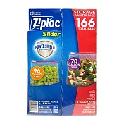 Ziploc 拉鍊式保鮮夾鏈袋 166入