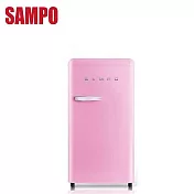 SAMPO 聲寶 99L一級能定頻單門小冰箱SR-C10 -含基本安裝+舊機回收 粉彩紅(P)