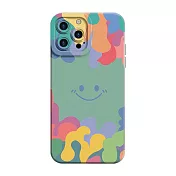 【立元】TPU微笑手機防摔殼 iPhone 16 plus 綠色