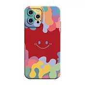 【立元】TPU微笑手機防摔殼 iPhone 16 plus 紅色