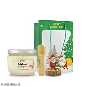 SABON 經典熱銷身體磨砂膏(600g)[加贈擴香擺飾+禮袋]-聖誕交換禮物 國際航空版 以色列綠玫瑰