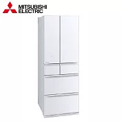(預購) MITSUBISHI 三菱 日製六門543L 變頻玻璃鏡面冰箱 MR-WZ54K -含基本安裝+舊機回收 W(星光白)