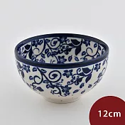 波蘭陶 悠藍花徑系列 餐碗12cm 波蘭手工製 飯碗 湯碗 碗公