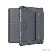 NILLKIN Apple iPad 10.9 (2022/10代) 悍能鍵盤保護套(悍靈磁吸背光版) 實體鍵盤套 藍牙鍵盤 臺灣版 注音倉頡 -灰色