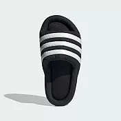 ADIDAS ADILETTE 24 男女休閒拖鞋-IF9263 UK4 黑色