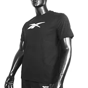 Reebok Front Vector Performance Tee [100208726] 男 T恤 運動 舒適 黑