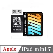 Apple iPad mini 7 超強防爆鋼化玻璃平板保護貼 9H 螢幕保護貼 透明