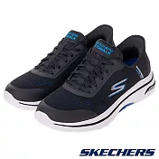 SKECHERS GO WALK ARCH FIT 2.0 男 健走鞋 黑-216604BKBL US8 黑色