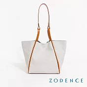 ZODENCE DION德國帆布框型肩背包  貴族白