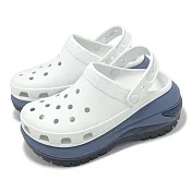 Crocs 洞洞鞋 Mega Crush Matte Clog 男女鞋 月光灰 經典光輪花呢克駱格 厚底 卡駱馳 2107491NL