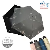 【雨之情】輕量防曬摺疊傘布穀鳥 煙燻灰